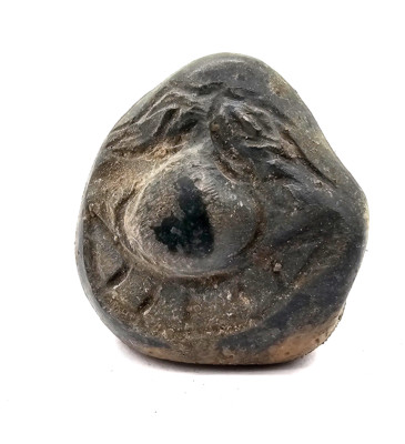 3000 BC Ancient Neolithic Prehistoric Carved Stone Figurine Worshipper Idol God