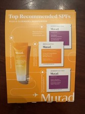 Murad SPF Travel Size Sample Suncreen Set for AM  PM INCLUDES 3 FREE SAMPLES