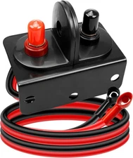 Waterproof Remote Battery Terminals, Battery Jump Post Kit with Cable and Mount