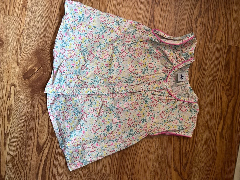 Petit Bateau Floral Top  24 m / 86 cm - Image 2 of 3