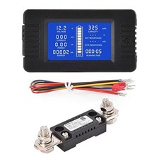 Multifunction Battery Monitor Meter with Shunt-DC 300A Battery Meter