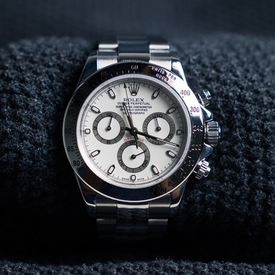 Rolex Daytona White Dial 116520 Steel 40MM Men s Watch