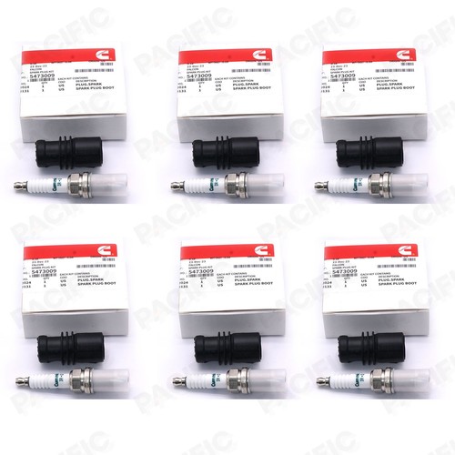 6 pcs Spark Plug 5473009/ Updated p/n 5633754 4309391 For Cummins | eBay