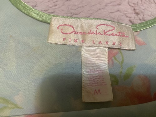 Oscar de la Renta nightgown medium Pink Label Vintage Satin Slip Dress - Picture 6 of 12
