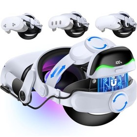 Kawaye VR Head Strap Meta Quest 3S 3 2 Hot Swap Battery 6700mAh Dual