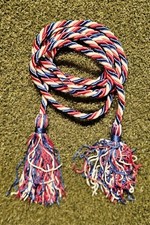 Endea Graduation Single Honor Cord Royal Blue/Red/White High School College