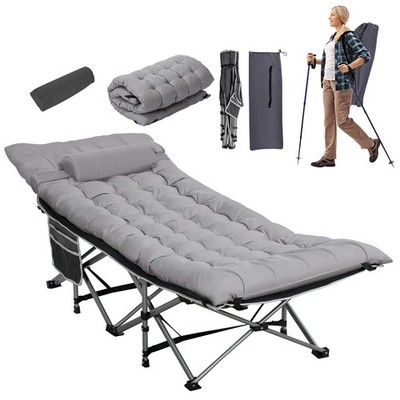 Wide Folding Camping Cots with Pillow & Extra Thick Matress, Cots for Sleepin...