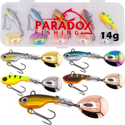 Paradox Fishing Jig Spinner Set Bleikopfspinner Jigspinner Spin Jig Barsch Köder