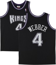 Chris Webber Kings Signed 2000-20001 Mitchell & Ness Jersey w/Insc