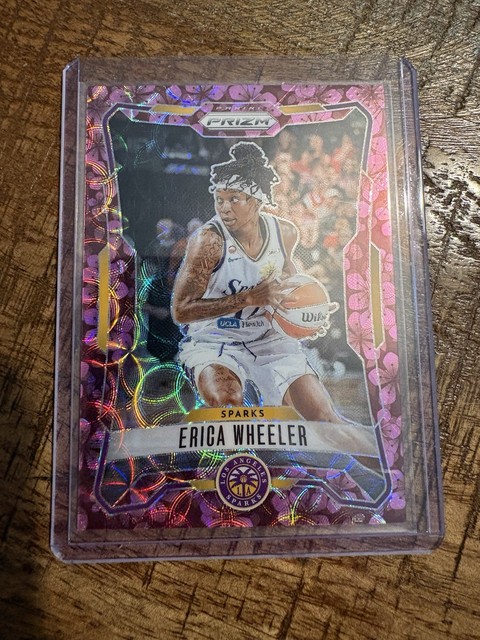 Erica Wheeler 2026 Prizm WNBA Plum Blossom FOTL 5/8 SSP - Sparks #77