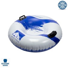 Arctic Trails Single Snow Tube   Heavy Duty, Freeze-Proof Inflatable Sled for...