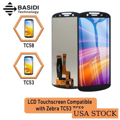   US LCD Display w/ Touch Digitizer Screen for Zebra TC53 TC58 TL060FDGP01-00 