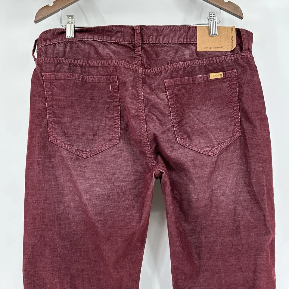 Jeans Joe’s The Brixton Vintage Reserve 1971 borgoña desgastados ligeros 36 Foto 4 de 4