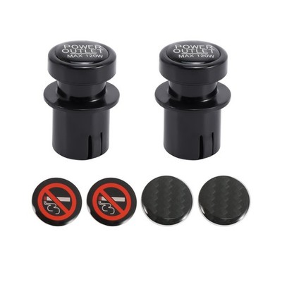 Zigarettenanzünder Steckdosendeckel, 2er Pack, Staubschutzstecker Imper8619