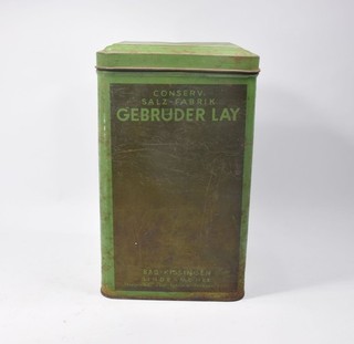 Alte Blechdose Gebrüder Lay Ceylona Gewürze Bad Kissingen Salz Fabrik Vintage
