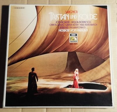 WAGNER - TRISTAN UND ISOLDE - VICKERS / KARAJAN (signiert) - 5-LP-BOX  1972