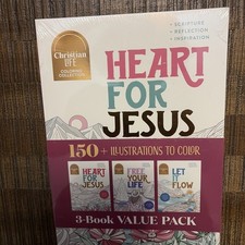 Christian Life Coloring Collection Heart for Jesus 3-Book Value Adult Coloring