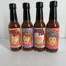 Golden Girls Hot Sauce 4 Bottles Blanche Dorothy Sophia And Rose Hard To Find