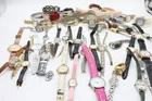 F x 50 Vintage Quartz Ladies Watches Inc Citron, Avia, Timex , Etc Not Tested