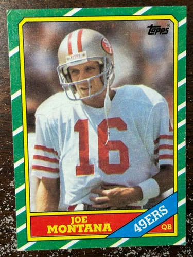 1986 Topps Joe Montana San Francisco 49ers #156