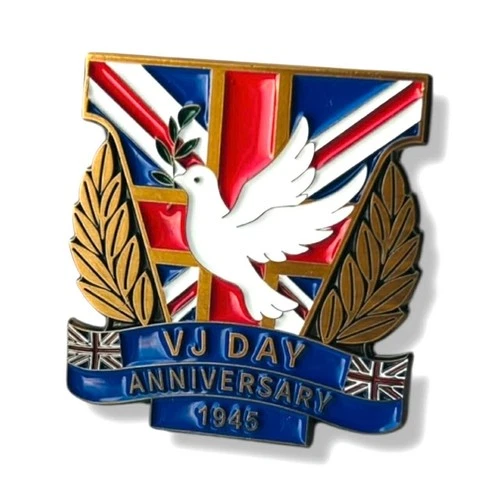 VJ Day Anniversary Pin Badge World War 2 Pin