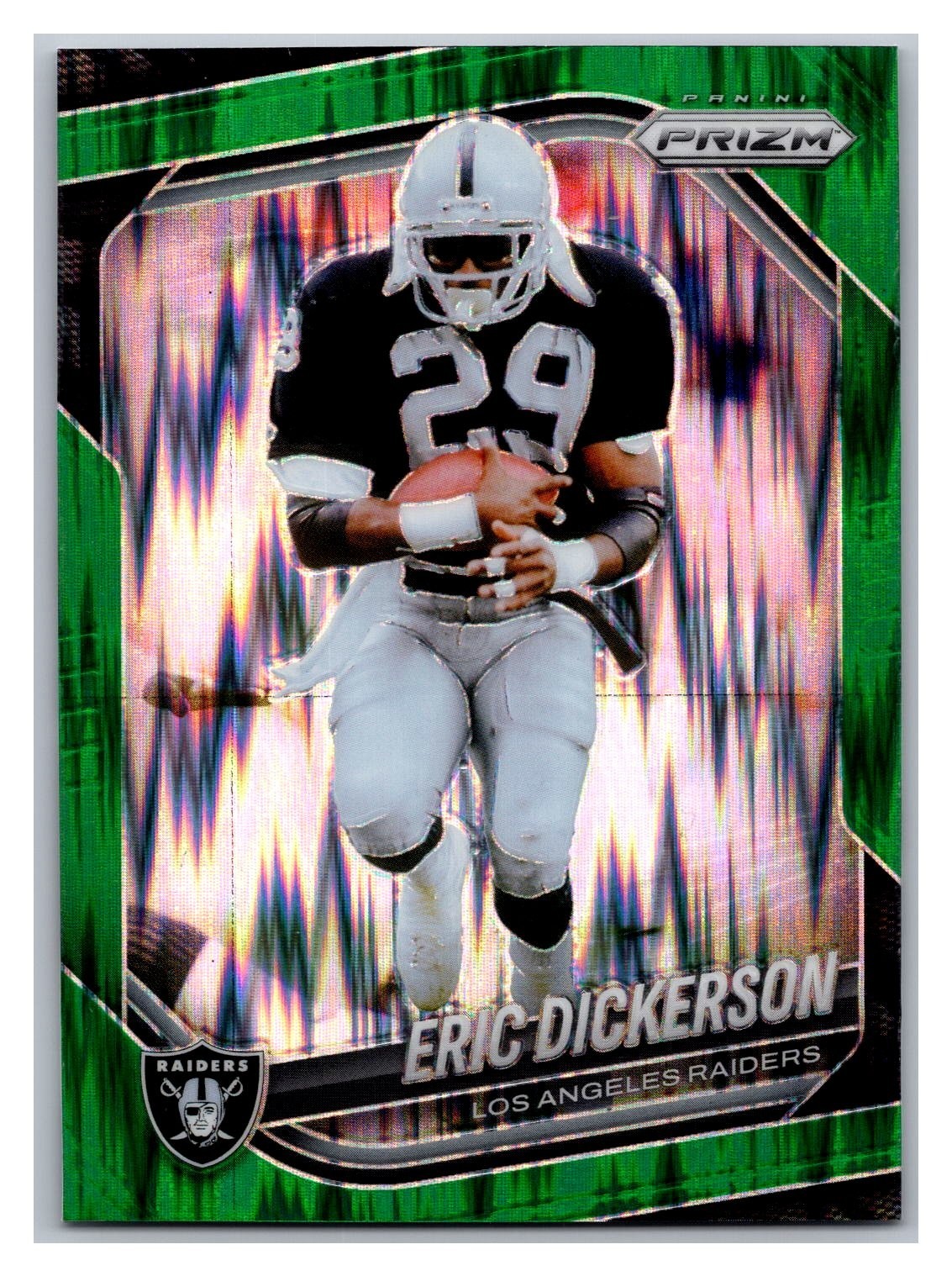 2025 Panini Prizm - Eric Dickerson #83 Green Flash Prizm