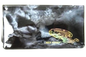 Vintage Star Trek USS Voyager Checkbook Cover - Paramount Starfleet Command