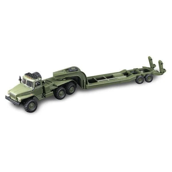 1/16 rimorchio militare RC E-1 tipo cingolato camion trasporto set - Immagine 2 di 4
