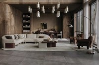 Wohnzimmer Set Ecksofa L-Form Sessel Couchtisch Beistelltisch Puff
