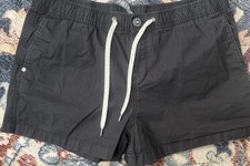 Vuori  Rise And Shine Charcoal Grey Sunwashed Shorts Xl NWOT