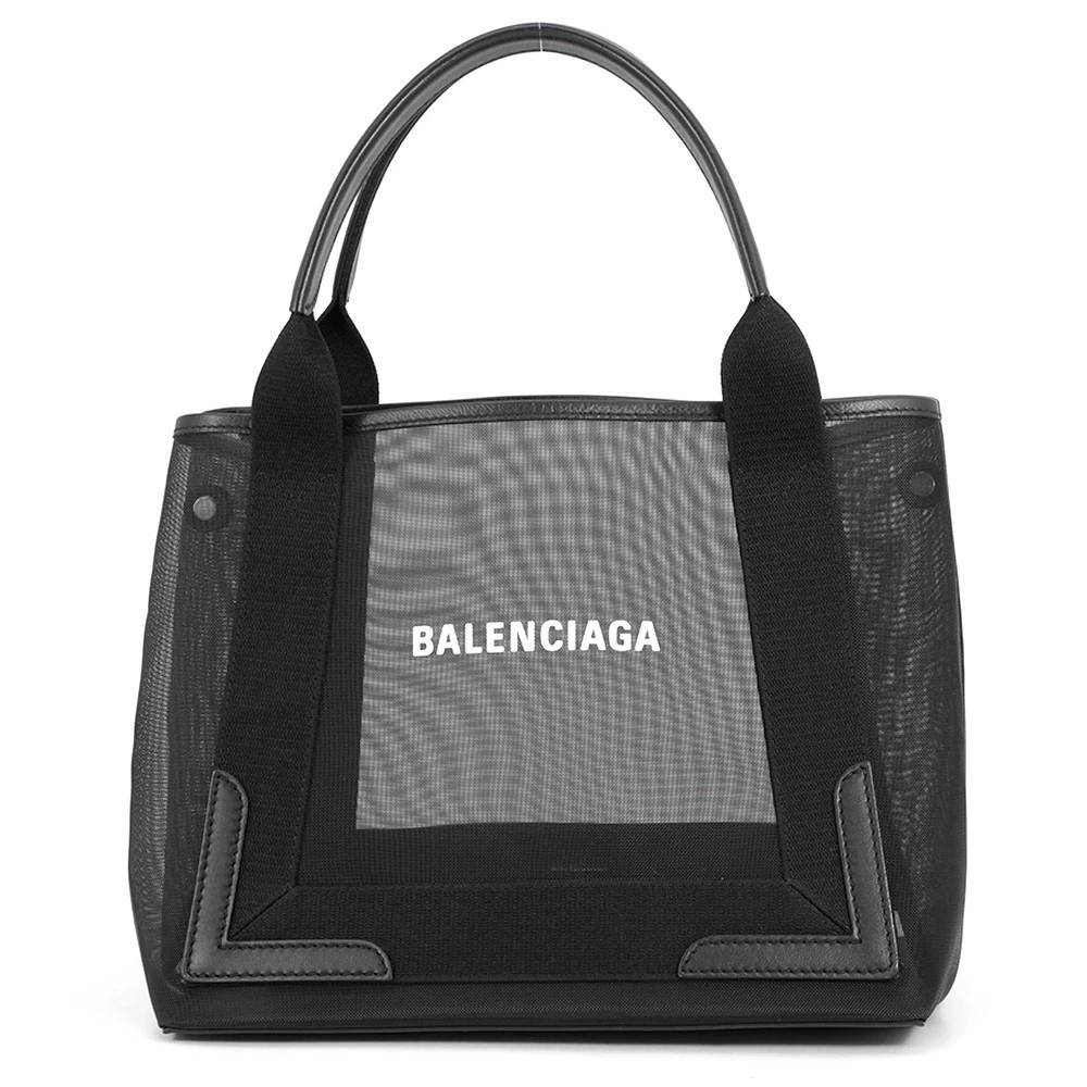 Balenciaga — BALENCIAGA NavyCabas Size S Mesh/Leather Black 3399332AAED1090