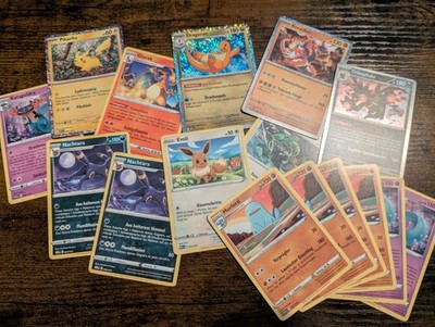 Pokemon Karten MC Donalds 2025 Pikachu Glurak Nachtara Evoli