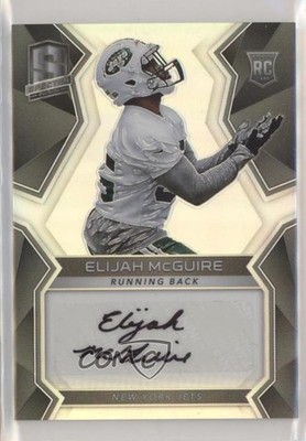 2017 Panini Spectra Rookie Auto 122/199 Elijah McGuire #172 Rookie Auto RC 0c2