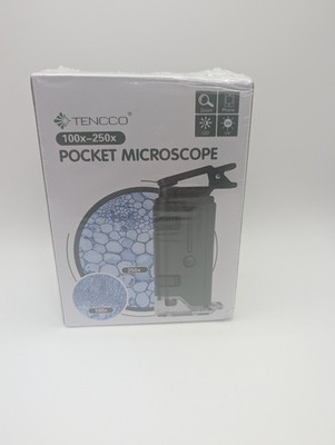 NEW SEALED Tencco Pocket Microscope 100x-250x