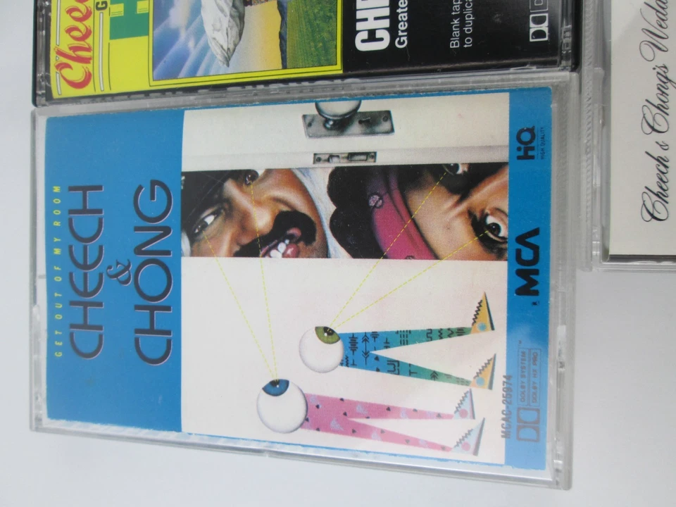 Lot Of 5 Vintage Cassettes Comedy Tapes Cheech And Chong Greatest Hits Wedding Foto 4 de 4