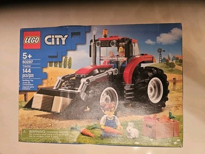 LEGO City 60287 Tractor NEW SEALED Retired 144 Pieces 2 Characters Box Damage 