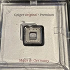 Geiger Edelmetalle 1 Gram .999 Silver Square Bar- Sealed in Assay