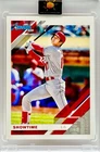 SHOHEI OHTANI RARE SSP NAME VARIATION DONRUSS INVESTMENT CARD ANGELES ANGELS MVP