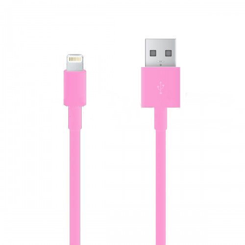 Lightning Charger Cable for iPhone 7 6S 6 5 5C 8 X XR in Baby Pink  