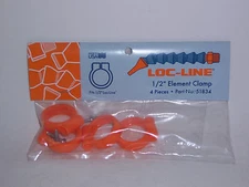 Loc-Line 1/2" Hose Element Clamps 51834 NEW!!!