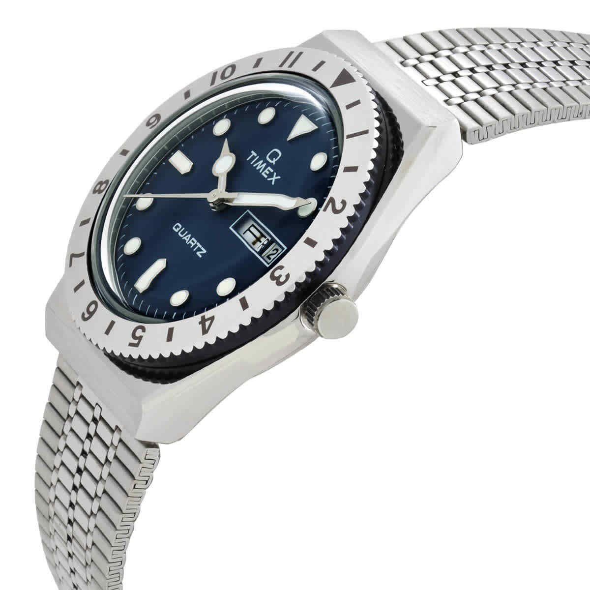 Timex Q Quartz Blue Dial Ladies Watch TW2U95500VQ | eBay
