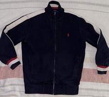 Polo Ralph Lauren Classic Vintage Cotton Full Zip Track Jacket Men s Small