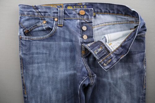 Pantalones de mezclilla Rock & Republic para hombre corte bota talla 33 (MSR 33x33) botón mosca - Imagen 3 de 12
