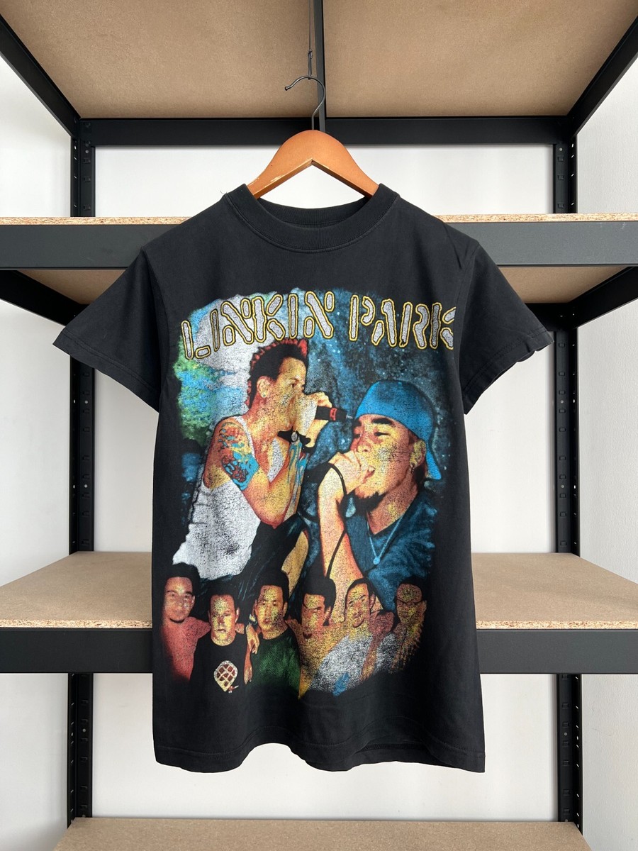 Vintage 90s Linkin Park Rock Band Black T-shirt Sz S