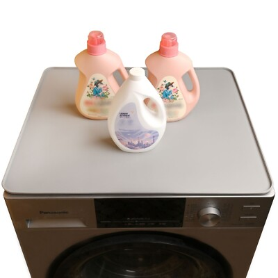 #ad SOMADA Silicone Washer and Dryer Protector Mat 24#x27;#x27; x 20#x27;#x27; Heavy Duty Non Slip $21.99