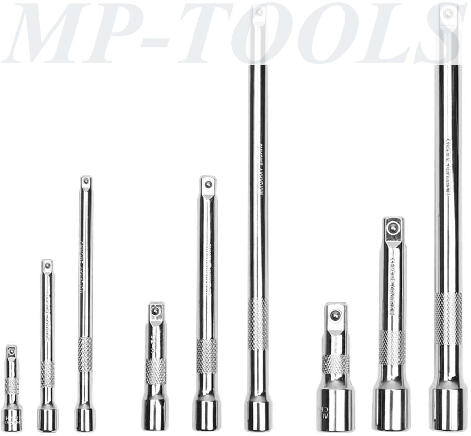 Set 9 Prolunghe Chiavi a Bussola Professionali | 1/2 1/4 3/8 per Cricchetto