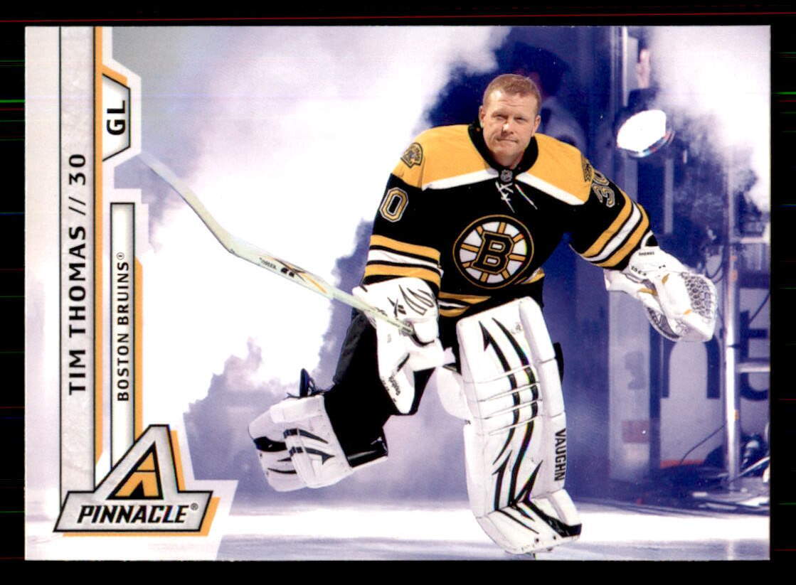 2010-11 Panini Pinnacle #180 Tim Thomas Boston Bruins