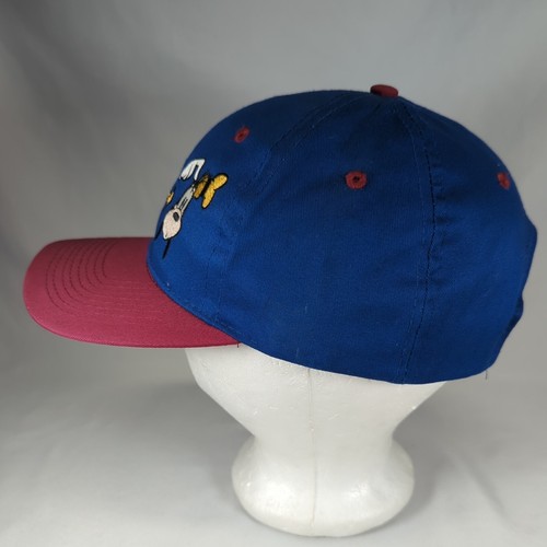 Vintage 90s Mickey Unlimited Disney Goofy Embroidered Snapback Hat Cap Huh? - Picture 2 of 8