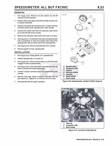 Printed Service Repair Shop Manual 2008 Harley Davidson FLSTN Softail Deluxe - Picture 15 of 15