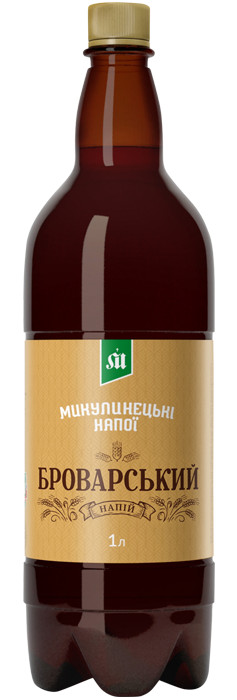 Imported Ukrainian Drink Kvass Mykulyn "Brovarskiy" 1 L / 33.8 OZ